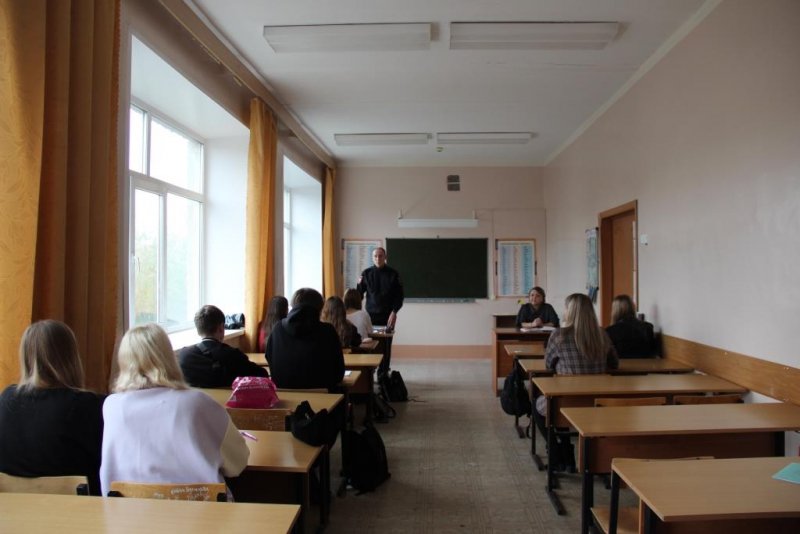 Об условиях поступления в учебные заведения МВД узнали учащиеся Арзамаса